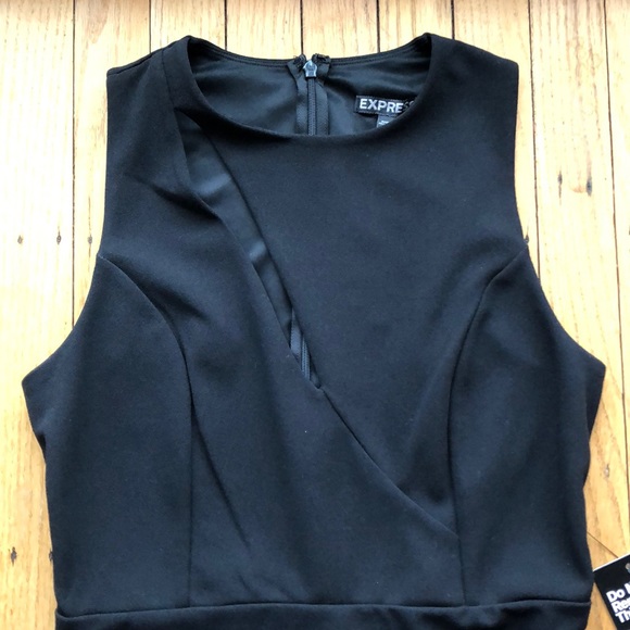 NEW // EXPRESS black cocktail dress - NWT! 🖤 - Picture 3 of 7